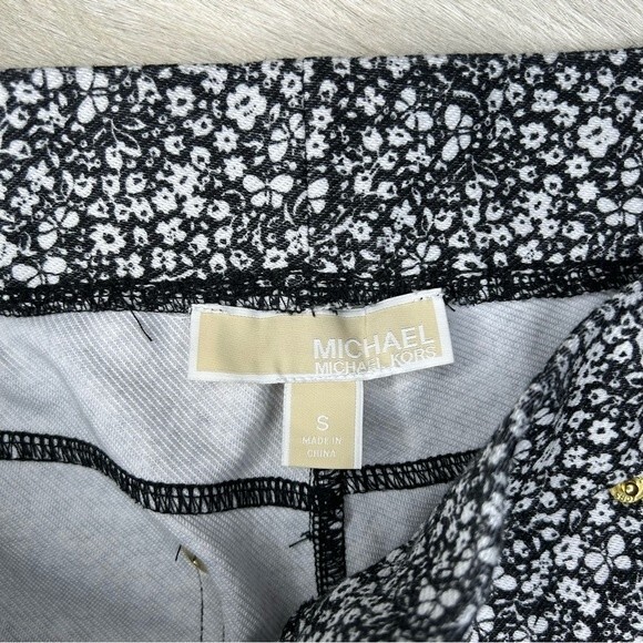 Michael Kors butterfly & floral print pull on pants size small - Picture 7 of 7